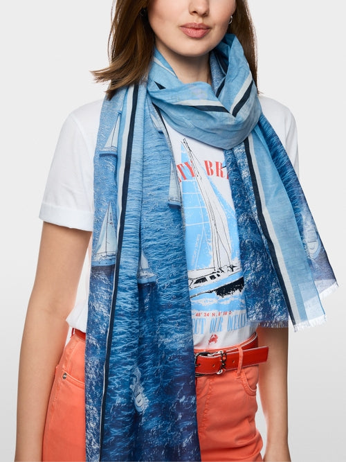 Scarf - Blue/Multi – La Chic